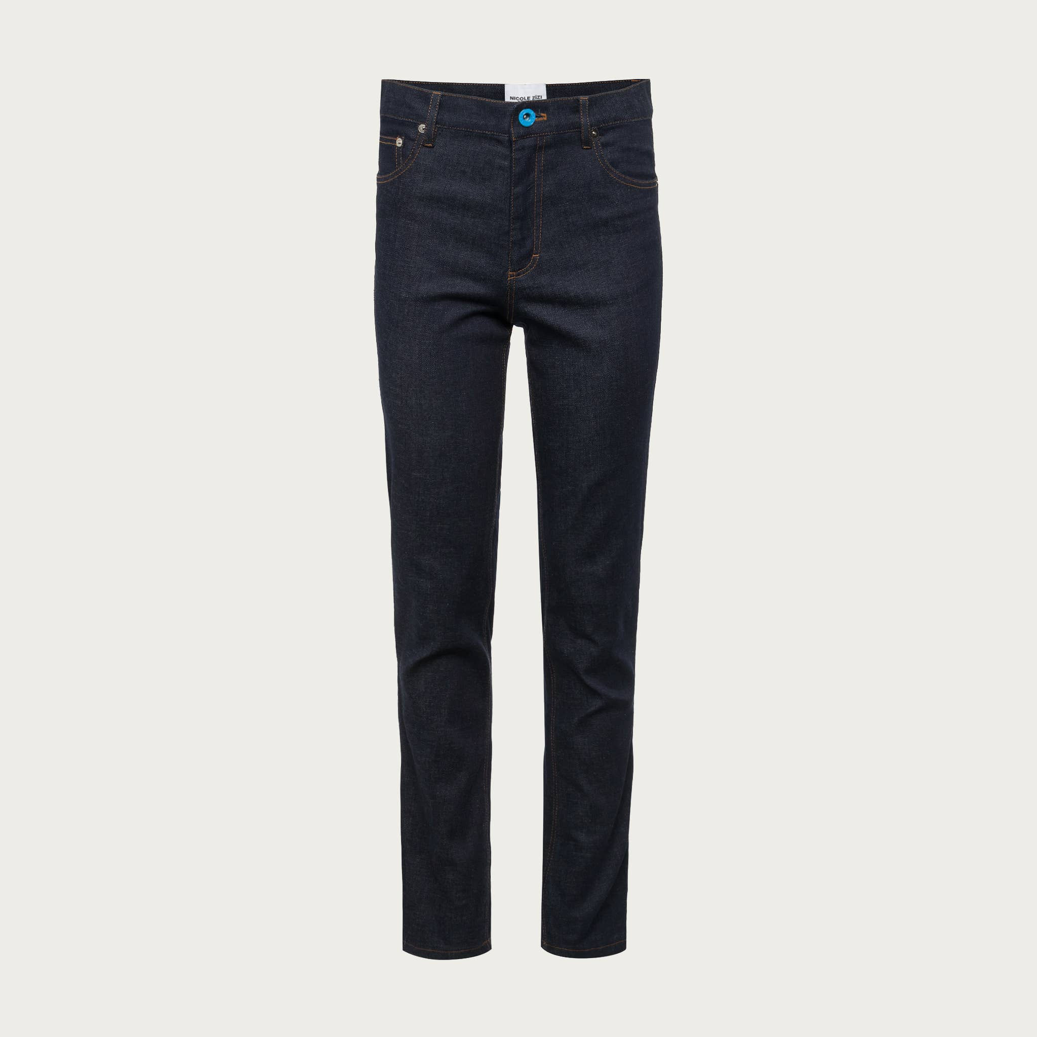 Recycled ♻️ Stretch Slim Straight Denim Pants ❤️