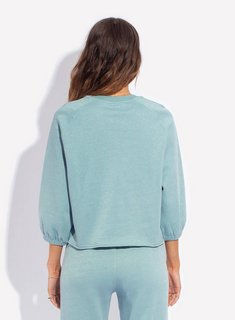 Miniaturbild: The Glitter Puff-sleeve Sweatshirt