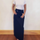 Thumbnail: The Mariah Denim Maxi Skirt 💯% Organic Cotton - Multiple Colors