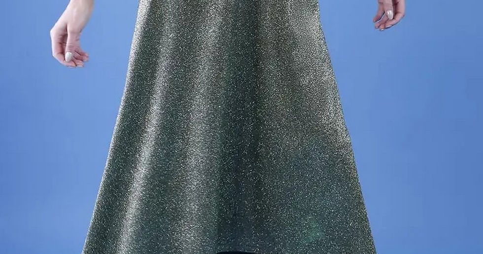 תמונה ממוזערת: Capri A-Line Maxi Glitter Dress