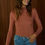 Thumbnail: L2496 | The Perfect Layer Top - Rust