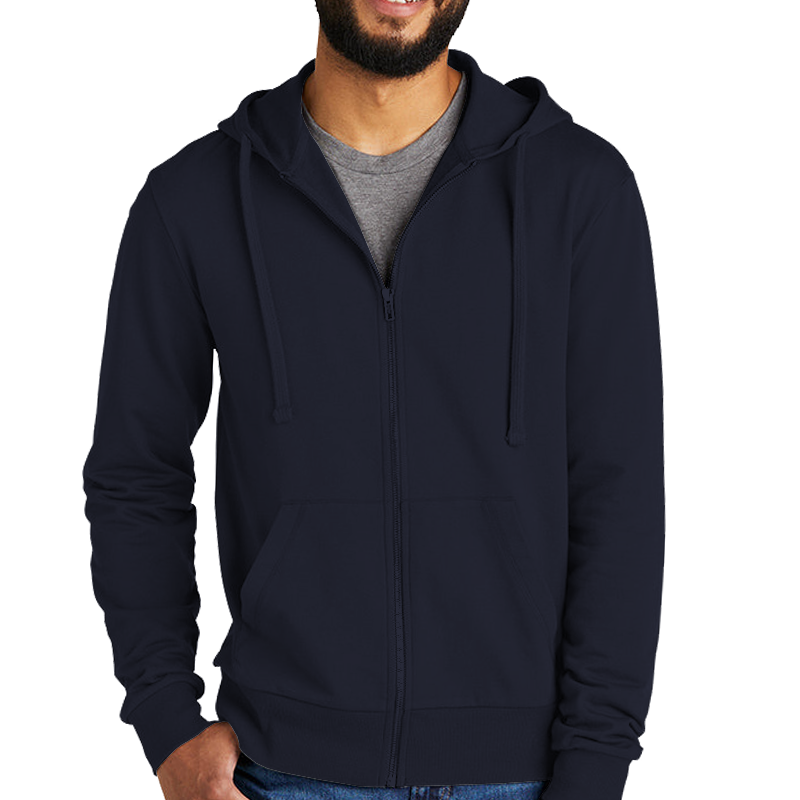 섬네일: CUSTOM - Unisex Full-Zip Hoodie - 💯 % Organic Eco-friendly!