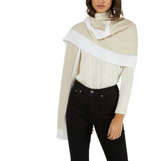 MEGANE - Merino Wool Cream Scarf