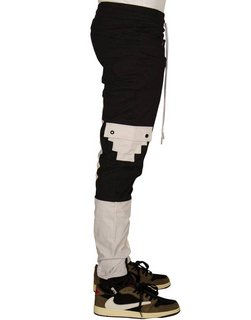 Thumbnail: Steps Color Blocking Cargo Joggers Pants