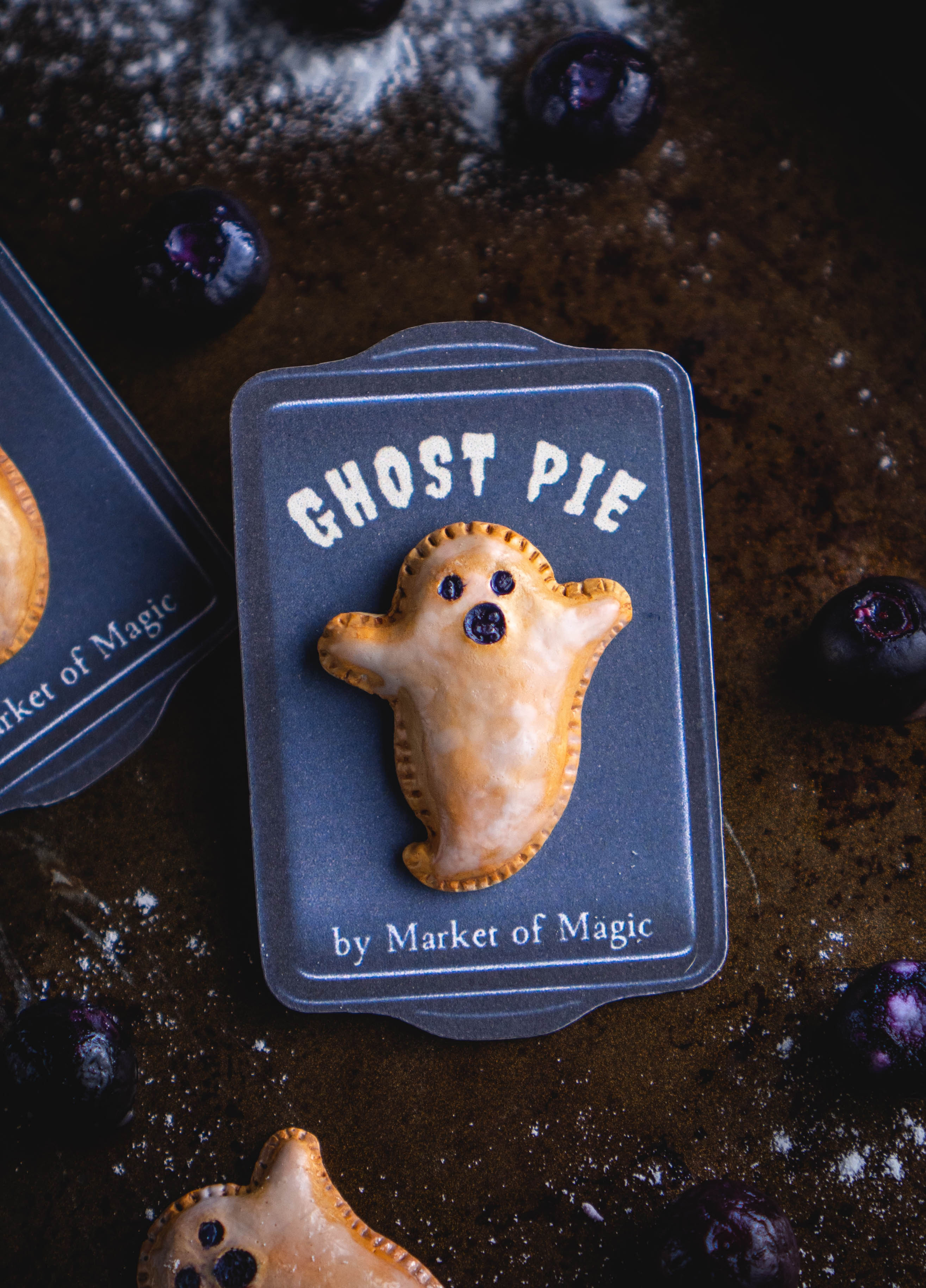 Ghost Pie Pin