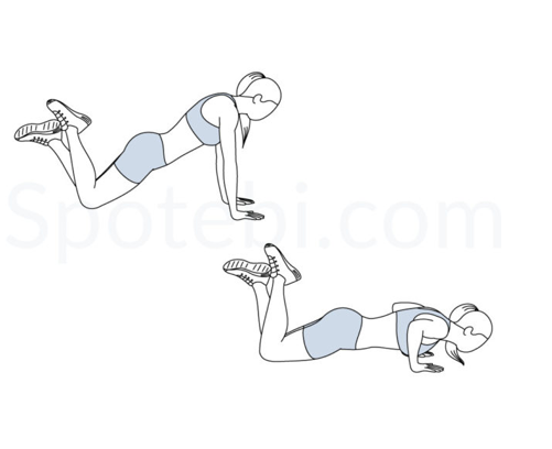Knee pushups