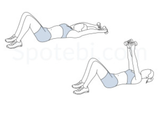 Dumbbell pull over