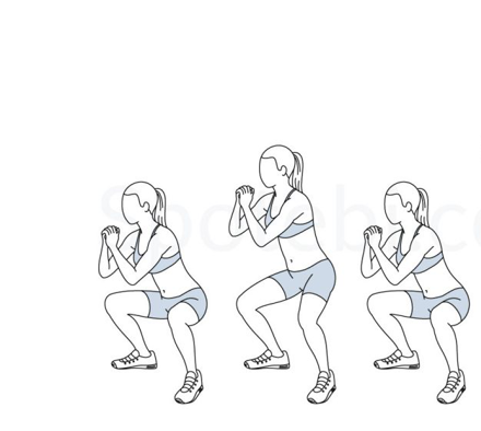 Pulse squat