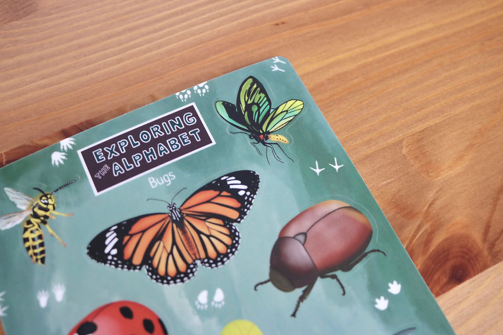 Thumbnail: Bugs Sticker Sheet | Exploring The Alphabet