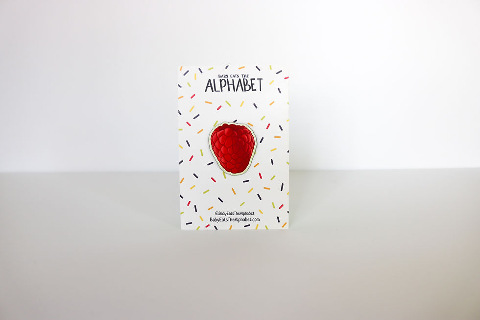 Thumbnail: R is for Raspberry Magnet - Baby Eats The Alphabet