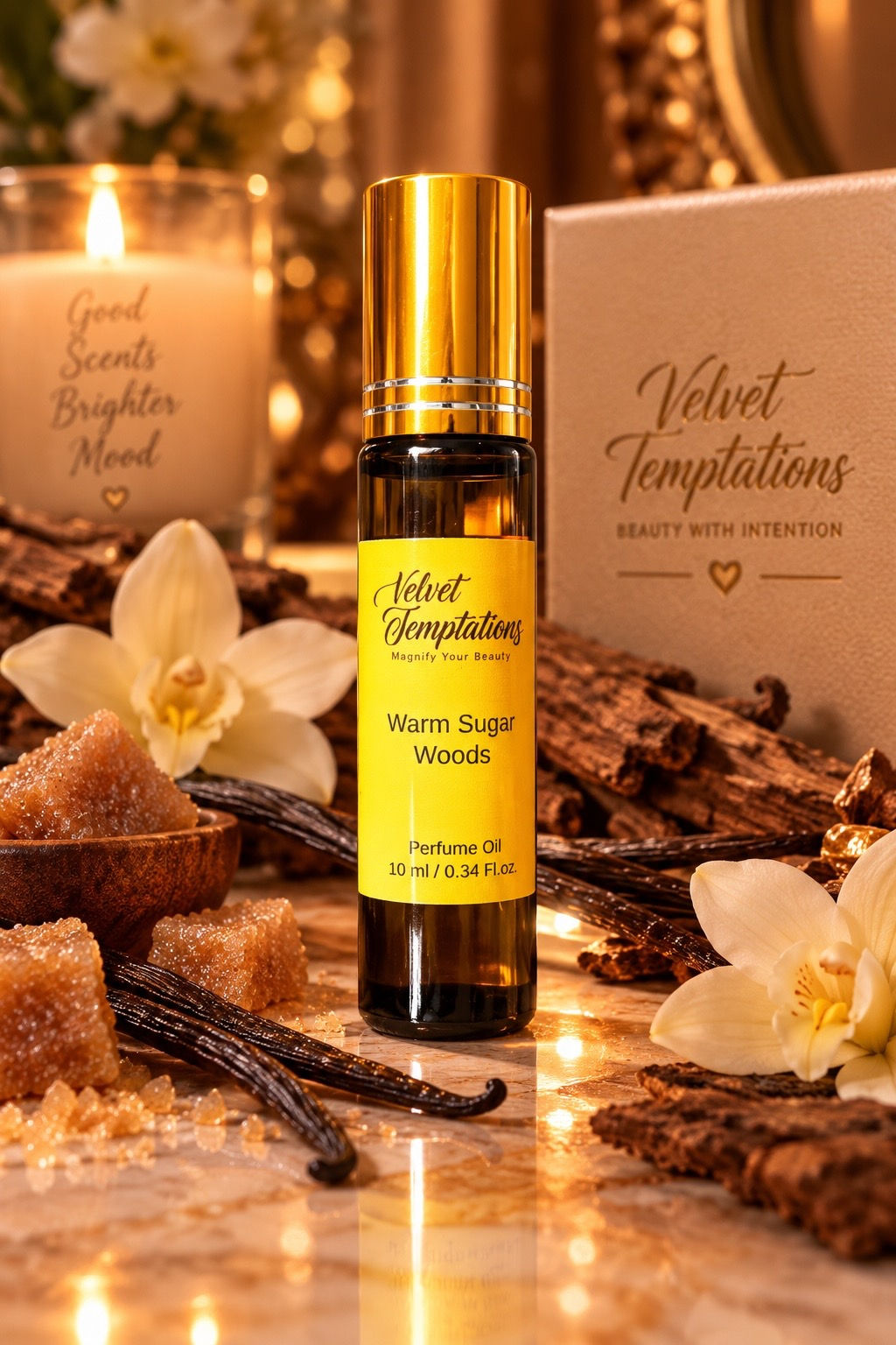 Warm Sugar Woods Perfume Oil