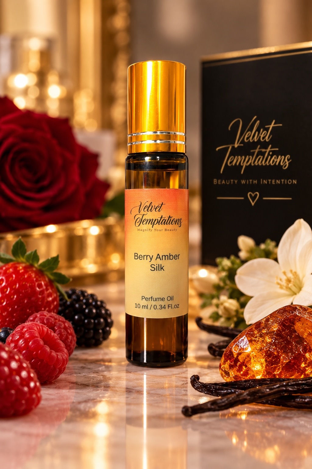 Berry Amber Silk