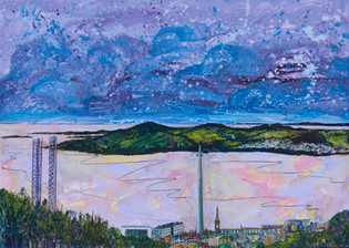 2. Newport Upon Tay & Bridge From Dundee Law, 2023, 64x90cm, Ruth Nicol Art ID 28)2.jpeg