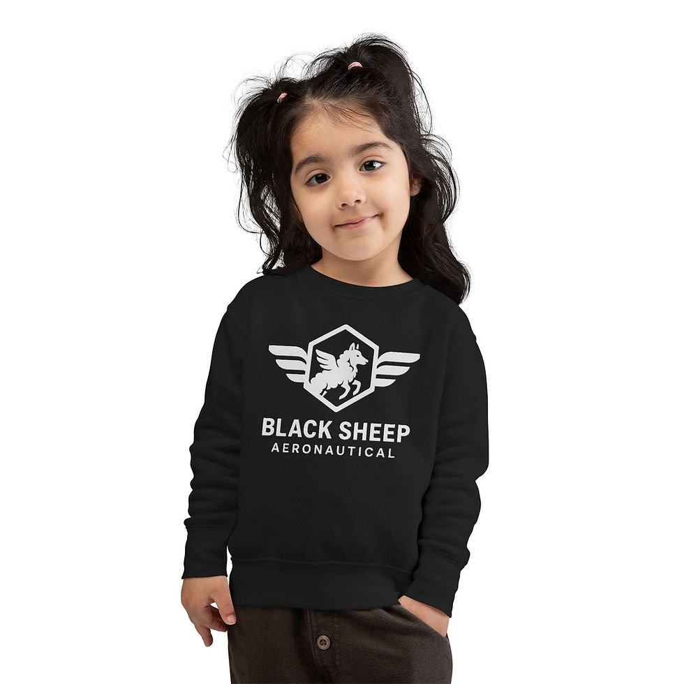 Thumbnail: Black Sheep Lambs Toddlers Sweatshirt