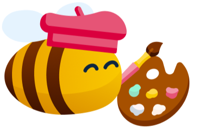 An artist bee