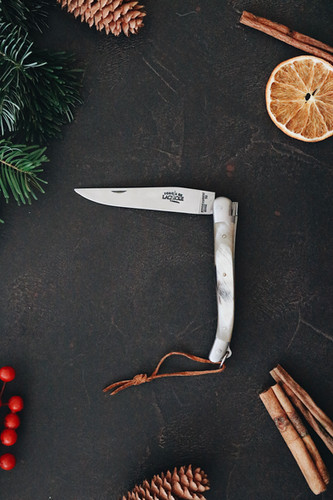 フォールディングナイフ オーブラック牛角ハンドル | LAGUIOLE