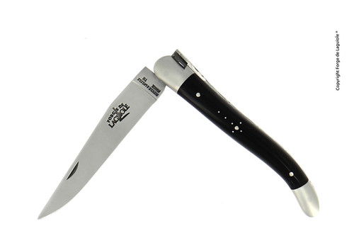 フォールディングナイフ 牛角ハンドル 黒 | LAGUIOLE