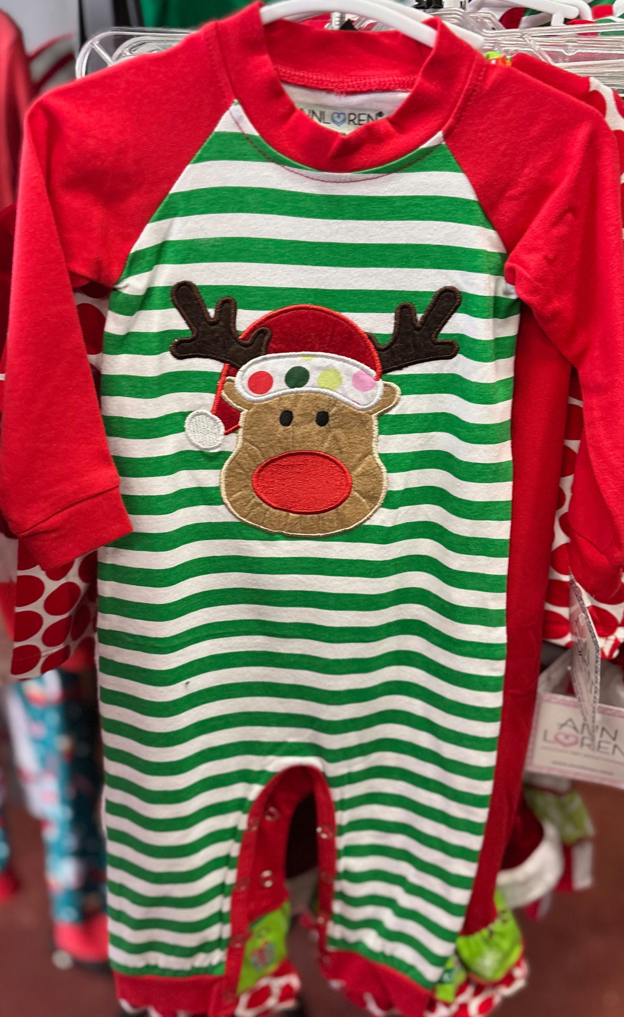 Green stripe reindeer
