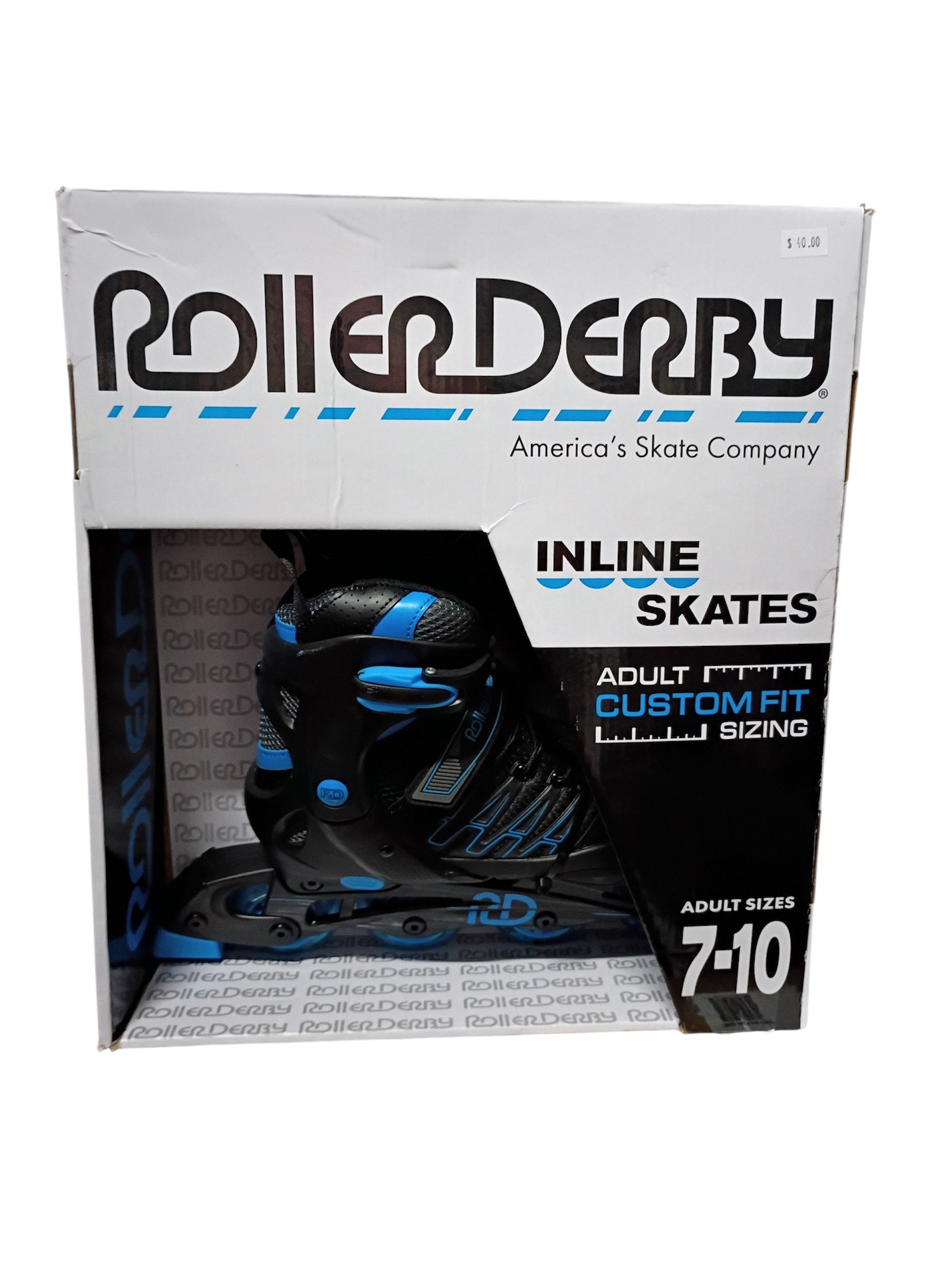 Roller derby inline skates (adult sz 7-10)
