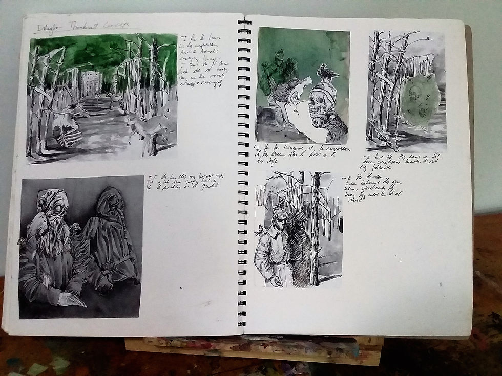 Birdman Intaglio Thumbnails