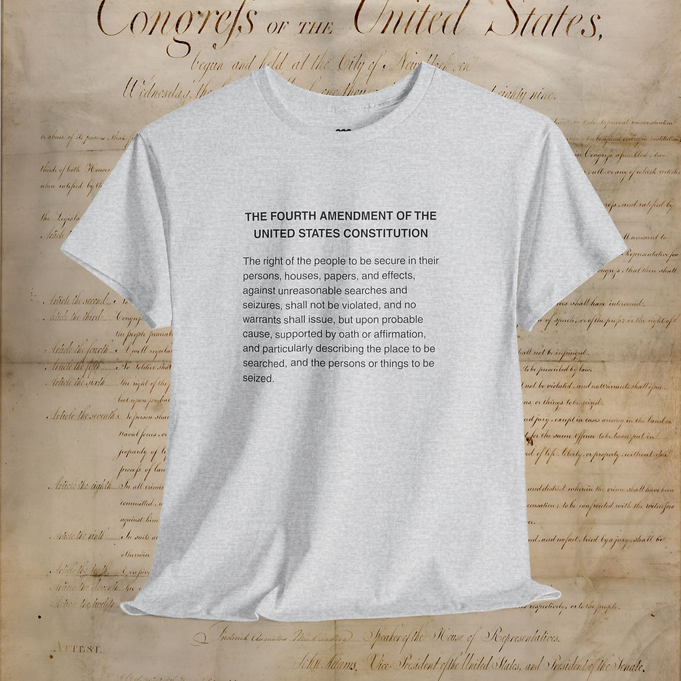 Thumbnail: The Fourth Amendment Tee