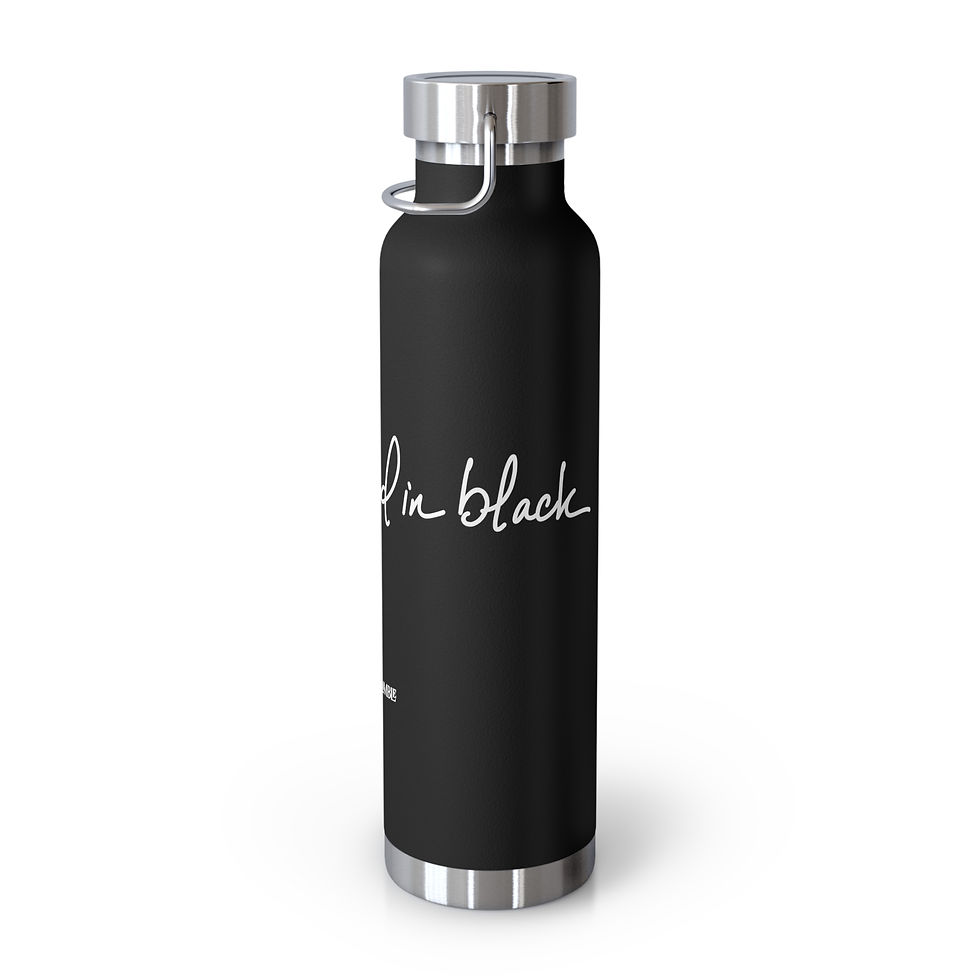 Thumbnail: You Look Good in Black Copper Insulated Bottle