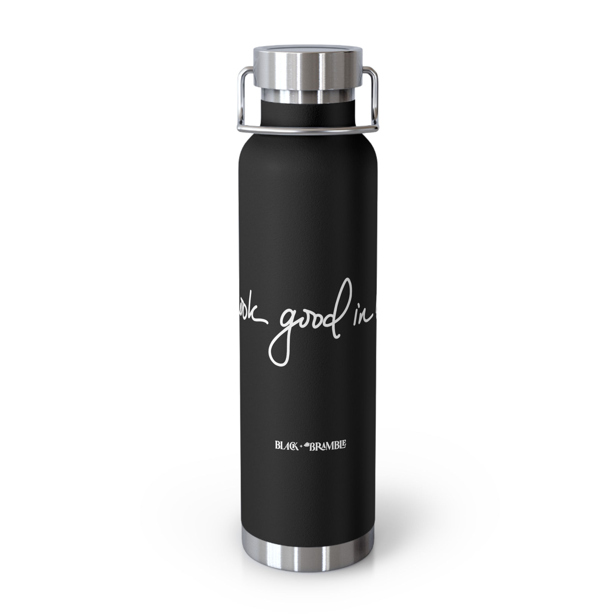 You Look Good in Black Copper Insulated Bottle