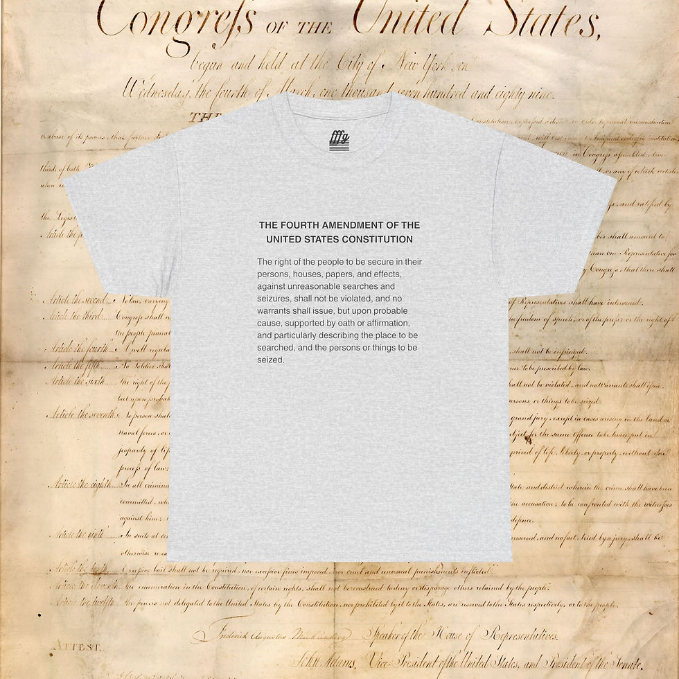 Thumbnail: The Fourth Amendment Tee