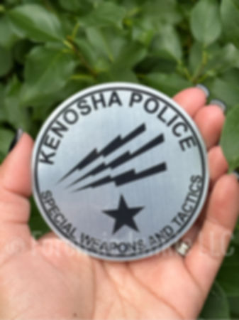 KPD SWAT Brushed Nickel Sticker