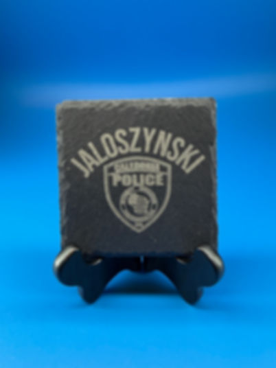 Caledonia PD Slate Coaster