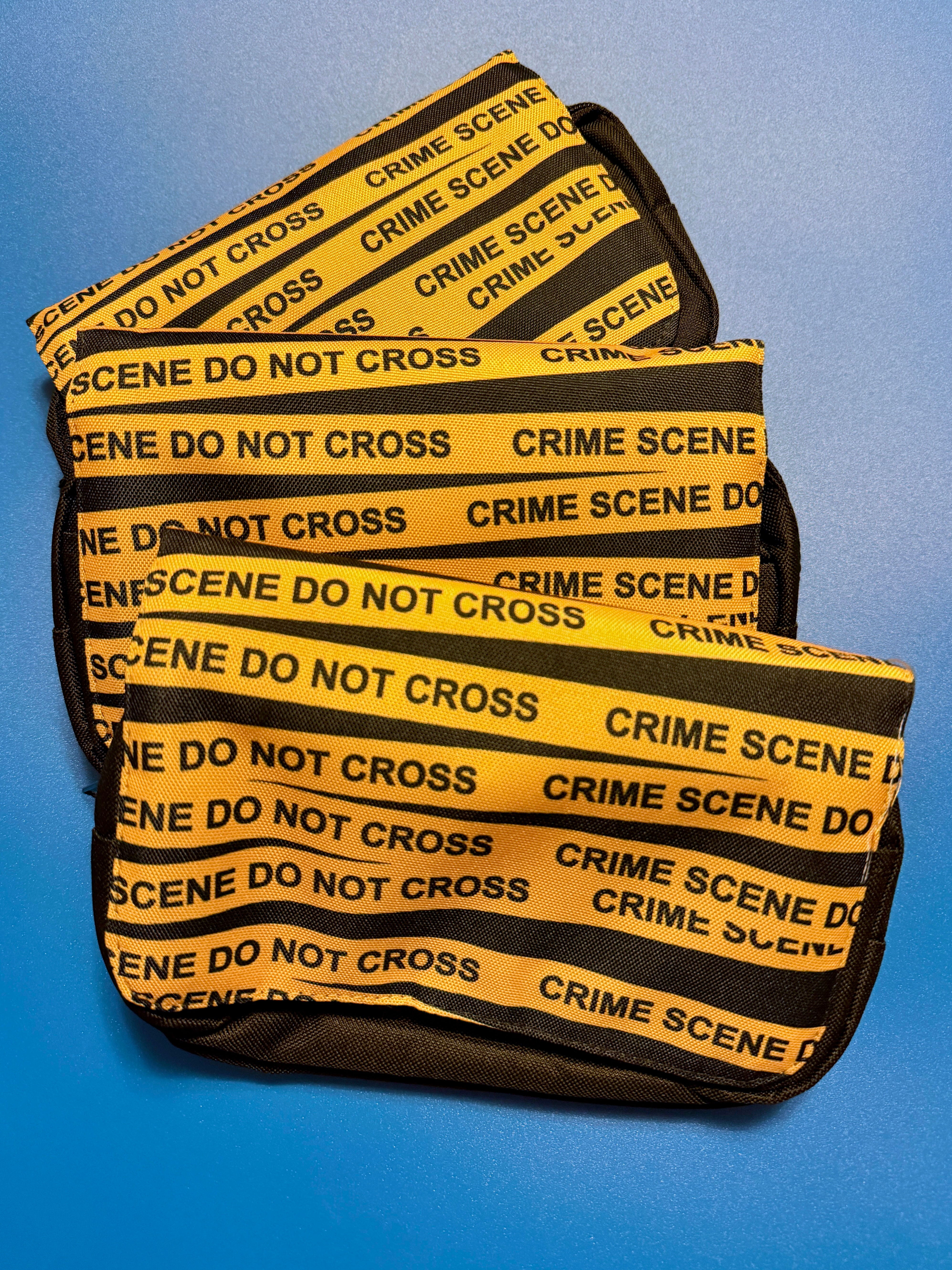 Crime Scene Tape XL Zippered Pouch