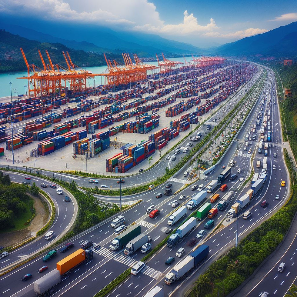 Tracking logistics challenges in Colombia for 2024.