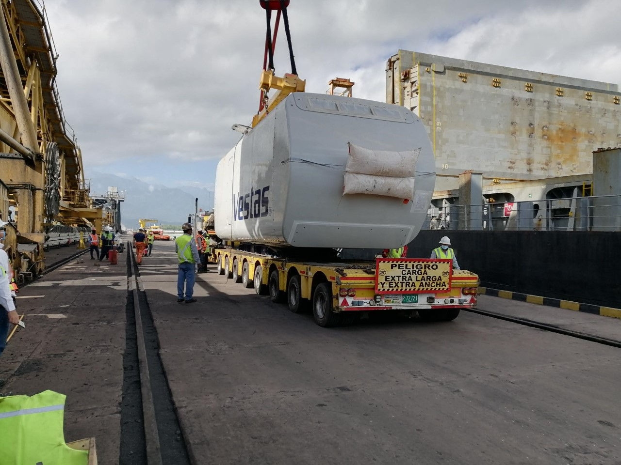 logistica de turbinas eólicas