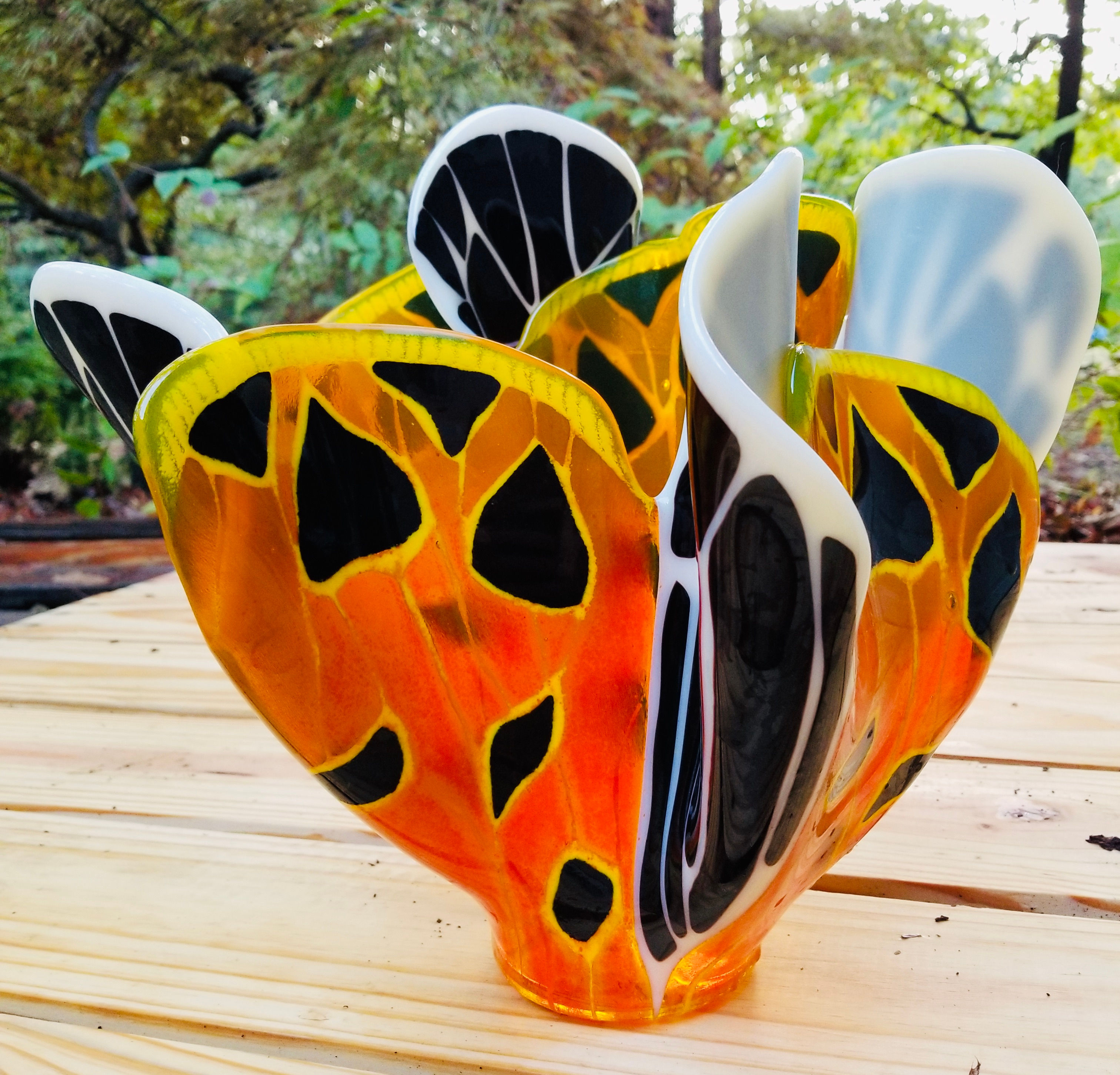 Virgin Tiger Moth Vase