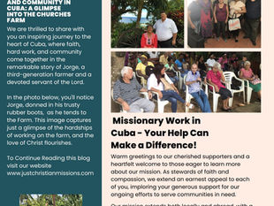 Copy of Just Christians Missions Newsletter December 2023