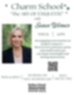 Charm School - "The Art of Etiquette" with Susan Werner