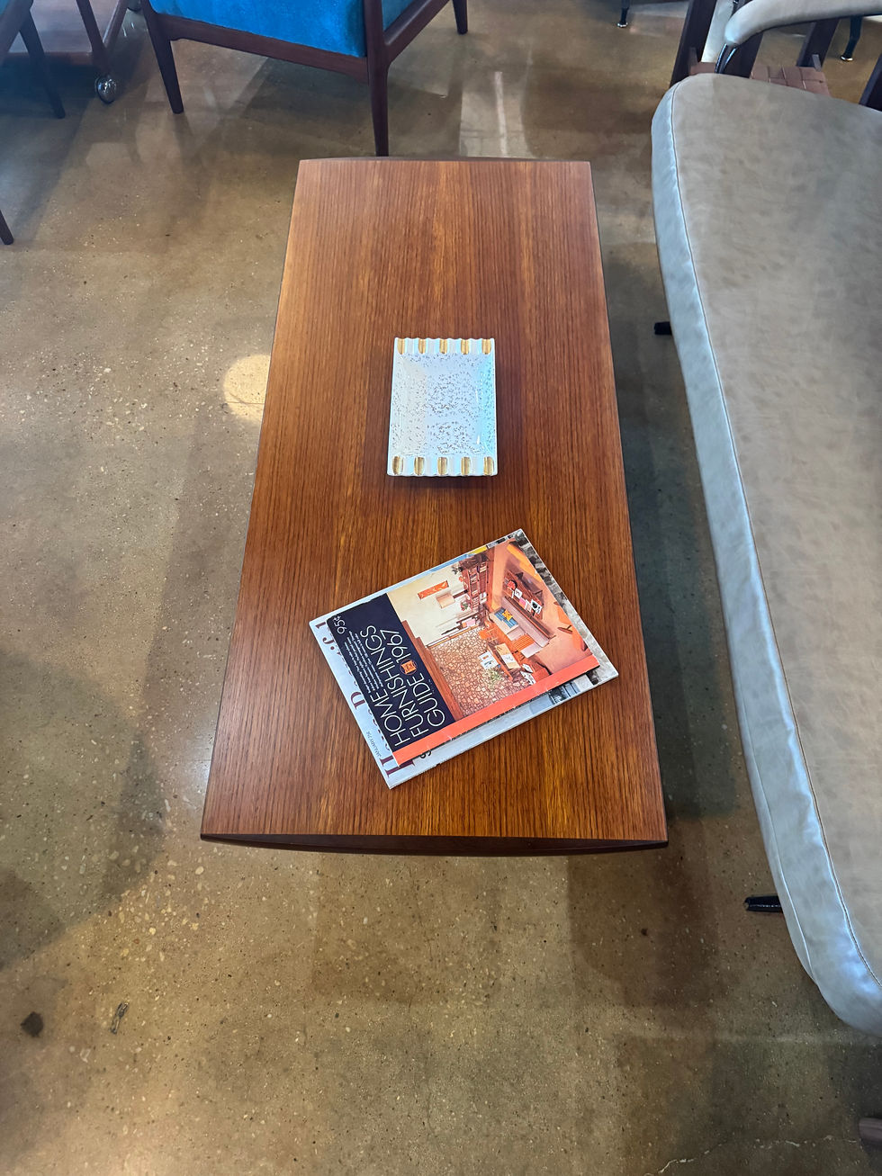Thumbnail: Danish Teak & Walnut Coffee Table