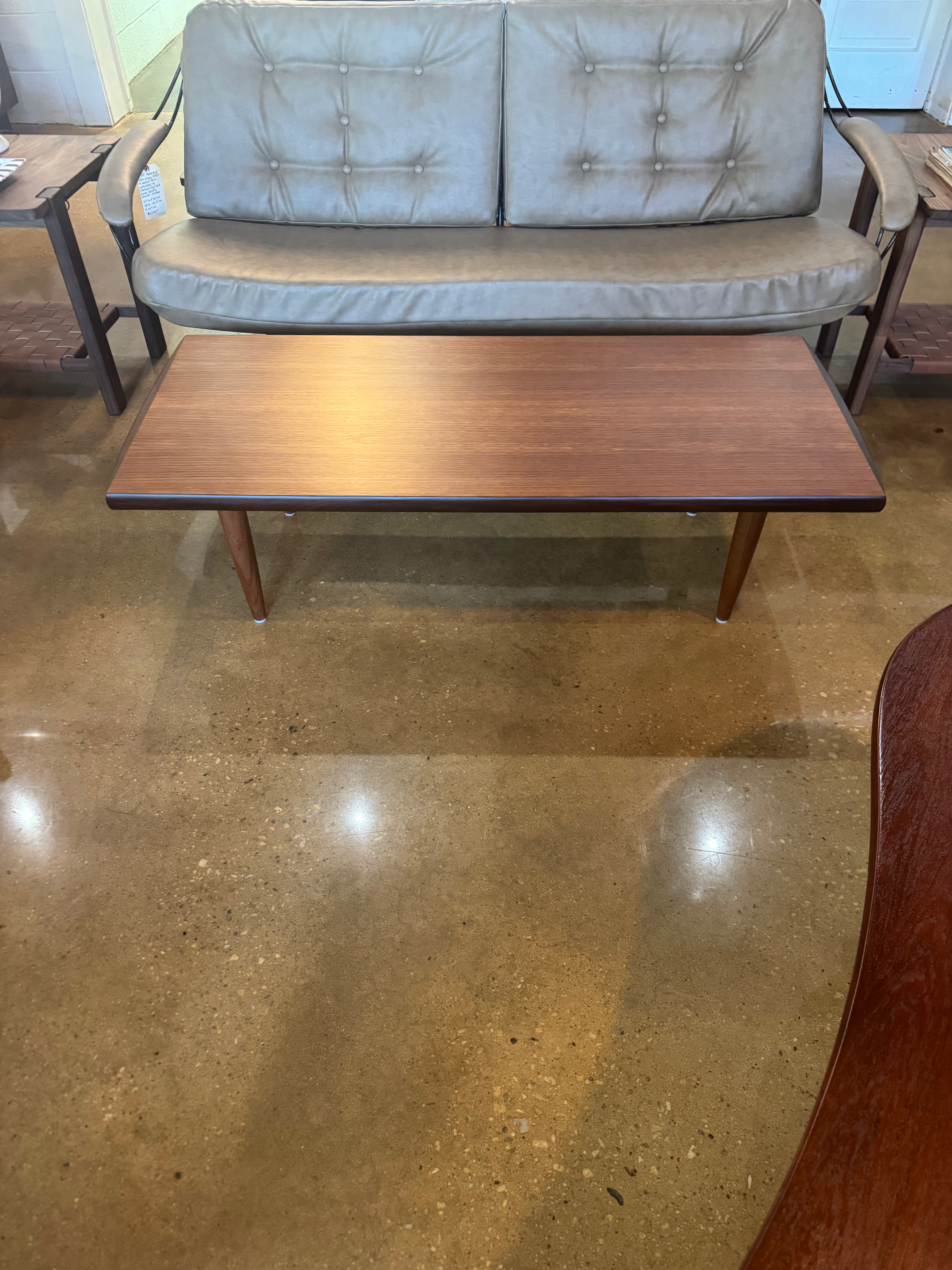 Danish Teak & Walnut Coffee Table