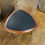 Thumbnail: MCM Walnut Guitar Pick Coffee/End Table