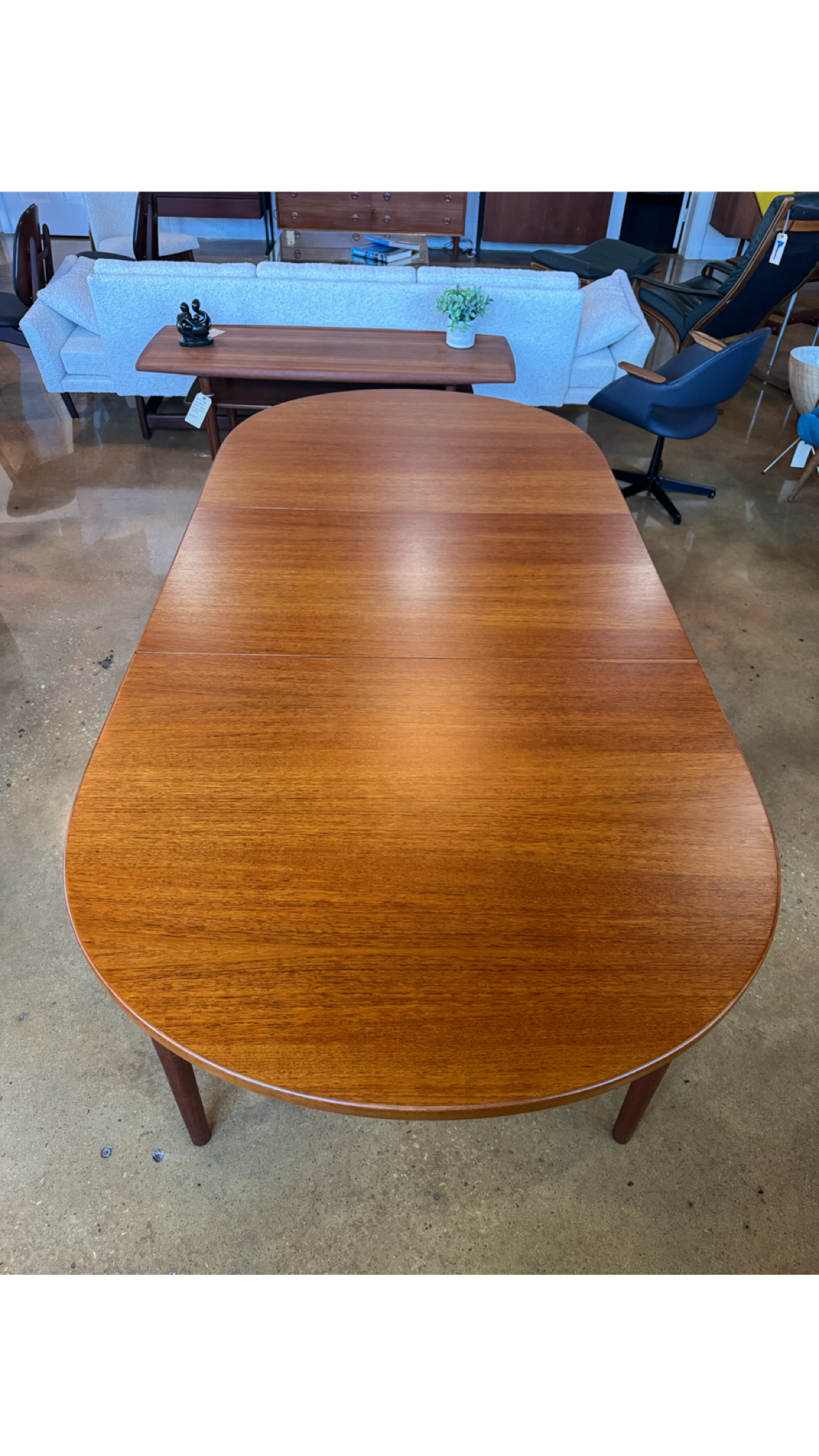 Danish Teak Dining Table by Troeds Bjarnum from Sweden