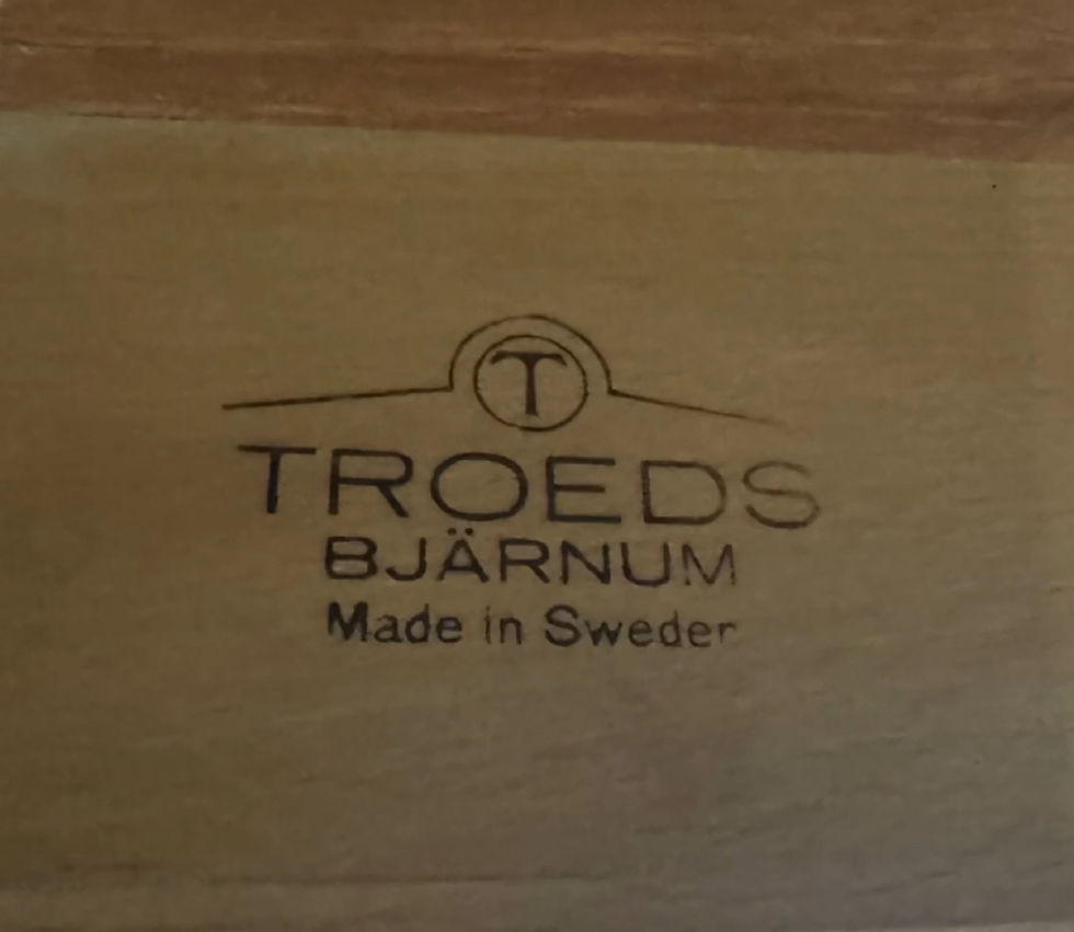 Thumbnail: Danish Teak Dining Table by Troeds Bjarnum from Sweden