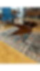 MCM Sculptural Coffee/End Table in Walnut