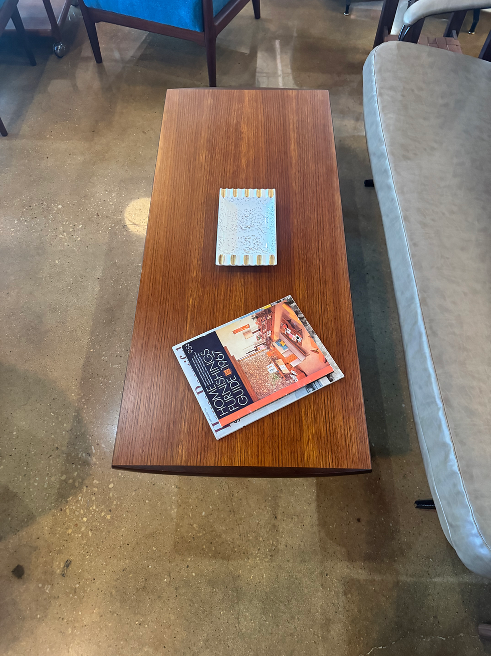 Thumbnail: Danish Teak & Walnut Coffee Table