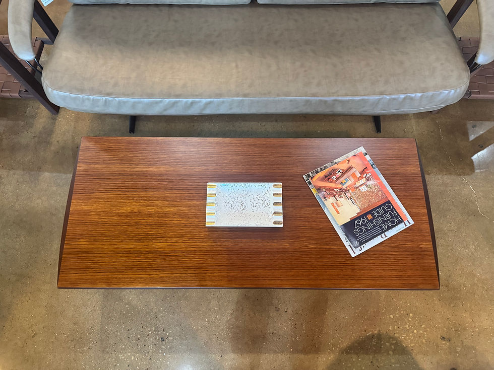 Thumbnail: Danish Teak & Walnut Coffee Table
