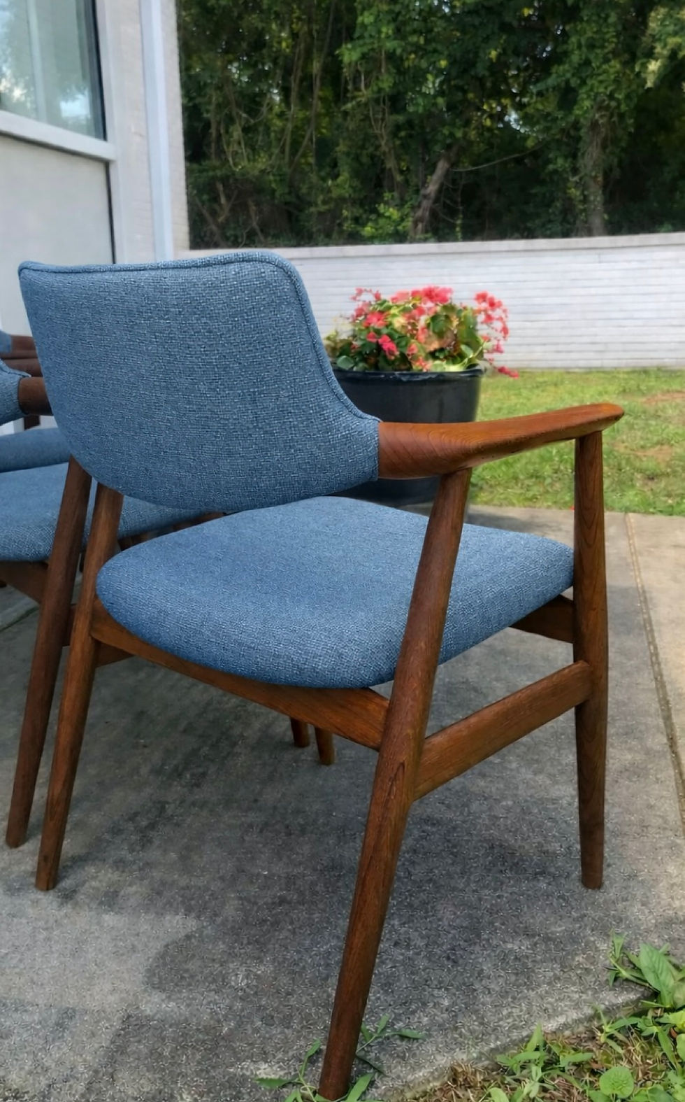 Thumbnail: Danish Teak Chairs by Svend Age Eriksen for Glostrup