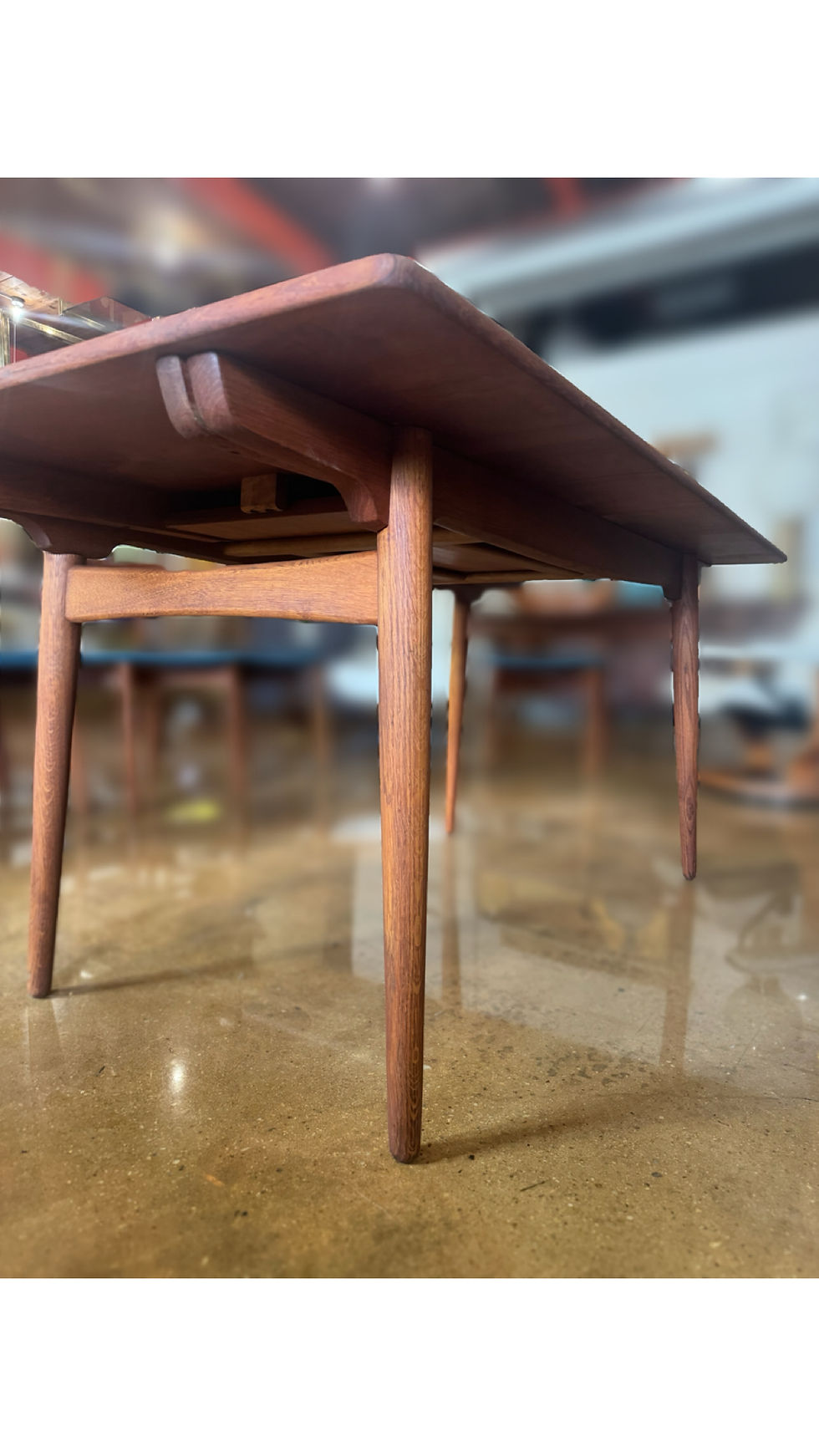 Thumbnail: Hans Wegner for Andreas Tuck solid Teak Dining Table #AT310