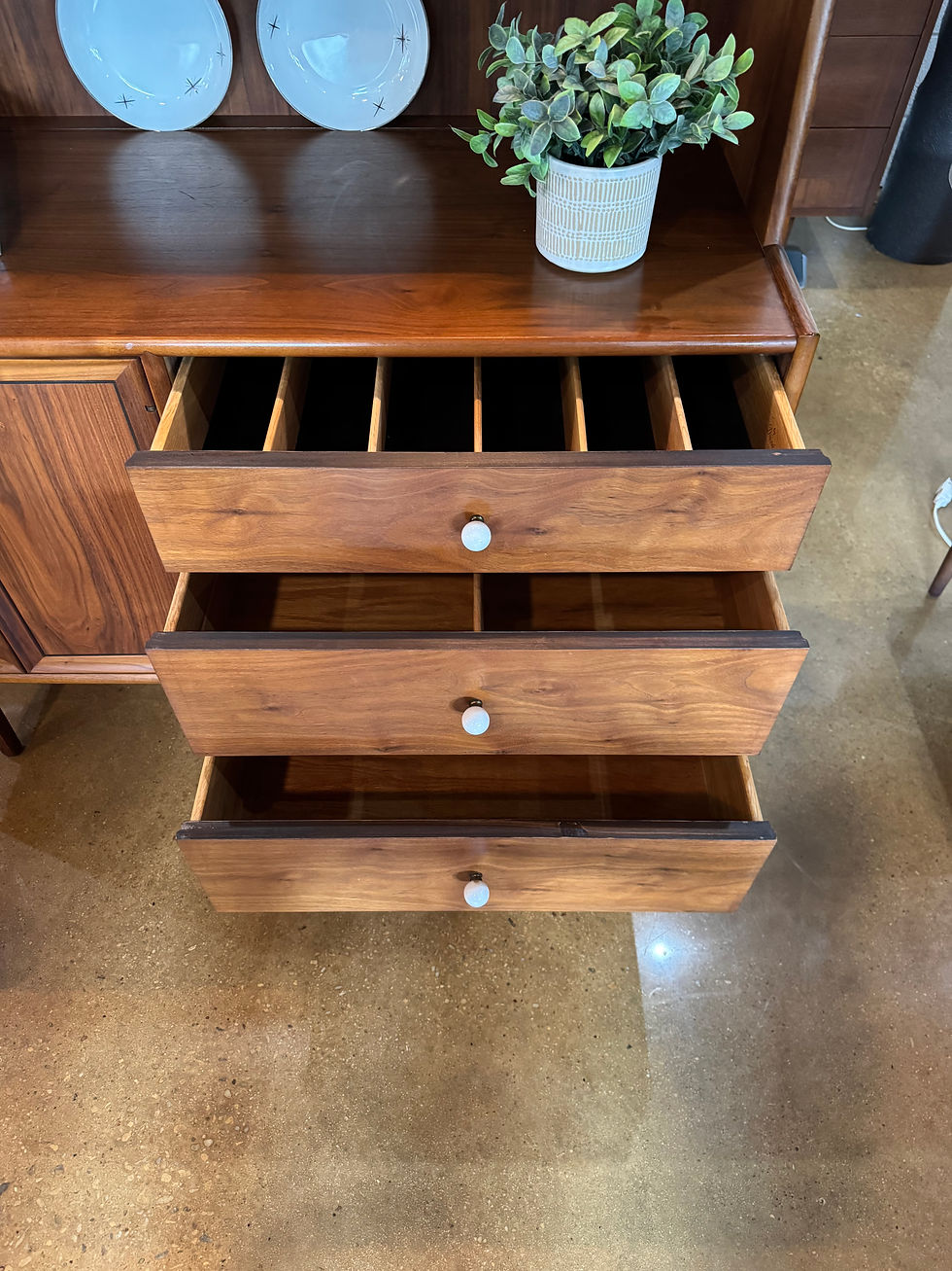 Thumbnail: Kipp Stewart for Drexel Declaration Lighted Hutch/Display Cabinet