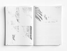 Inside pages of book showing only the black colour