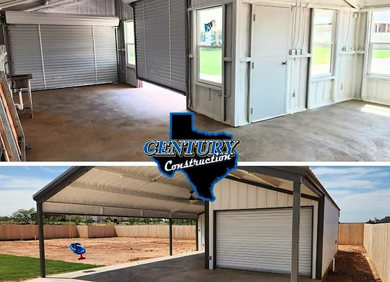 Interior of a barndominium in Abilene, TX
