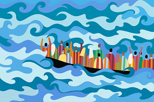 Syrian Migration series (boat).jpg